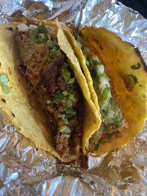 Al Pastor and Carnitas Tacos  at Doomie's NextMex - Vine in Hollywood