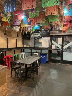 Indoor seating  at Doomie's NextMex - Vine in Hollywood