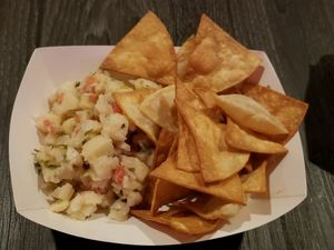 vegan cevche at Doomie's NextMex - Vine in Hollywood