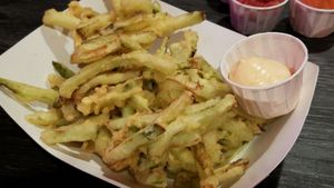 chayote fries at Doomie's NextMex - Vine in Hollywood