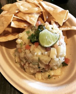 Chips and Ceviche  at Doomie's NextMex - Vine in Hollywood