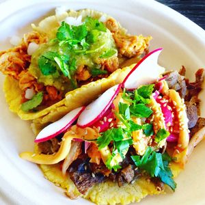 Koran Taco and Pollo Taco at Doomie's NextMex - Vine in Hollywood