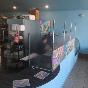 Leydi is making my burrito; I’m excited! at Doomie's NextMex - Vine in Hollywood