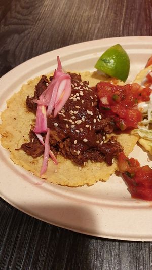 Carnitas taco at Doomie's NextMex - Vine in Hollywood