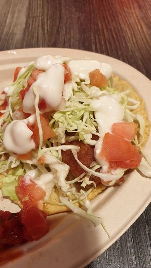 Baja artichoke taco at Doomie's NextMex - Vine in Hollywood