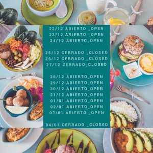 Nuestro horario por estas Navidades 💚 os esperamos con la misma ilusión de siempre, para celebrar juntos que sobrevivimos este año 😅🎉😜 #serfelizesgratis  #felizporque at Happy Cactus in Fuerteventura