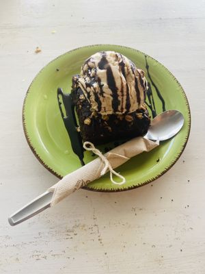 Brownie spaziale at Happy Cactus in Fuerteventura