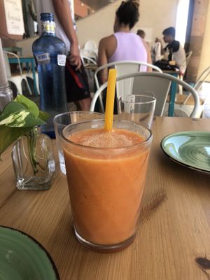 Smoothie Nummer 6:)  at Happy Cactus in Fuerteventura