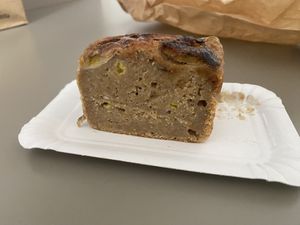 Banana bread to go  at Happy Cactus in Fuerteventura