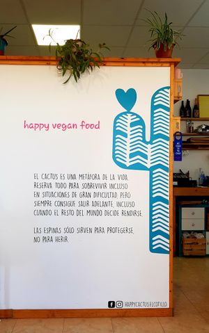 #Veganuary at Happy Cactus in Fuerteventura