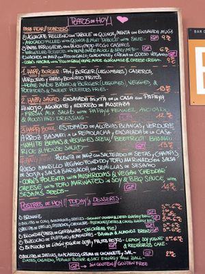 Menú del 16.03.24 🥳  at Happy Cactus in Fuerteventura