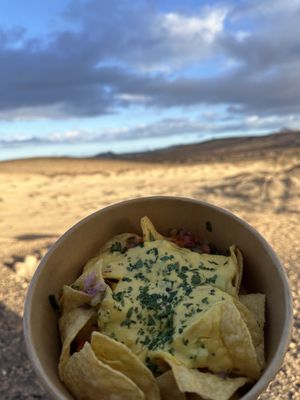 Nachos zum mitnehmen, glutenfrei #Veganuary at Happy Cactus in Fuerteventura