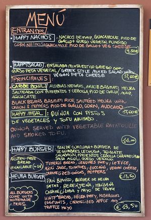 Wechselndes Menü #Veganuary at Happy Cactus in Fuerteventura