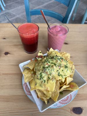 Saft Nummer drei und fünf #Veganuary at Happy Cactus in Fuerteventura