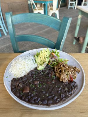 Karibische Bowle ohne Mais, glutenfrei #Veganuary at Happy Cactus in Fuerteventura