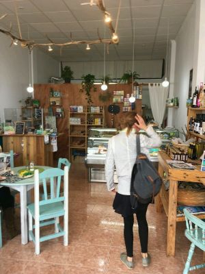 Space to sit at Happy Cactus in Fuerteventura