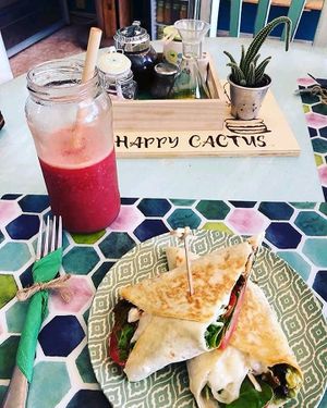 ?? #happycactuselcotillo #happycactusisastateofmind #healthyfood #veganfood #fuerteventura2018 at Happy Cactus in Fuerteventura