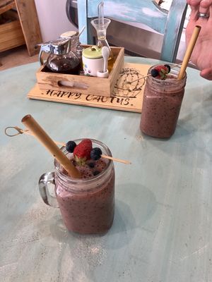 Juices  at Happy Cactus in Fuerteventura