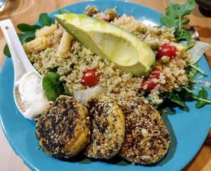 Main plate at Happy Cactus in Fuerteventura