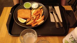 Nofish & chips at Forky's - Veleslavinova in Prague