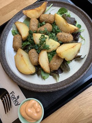 Lentil rolls  at Forky's - Veleslavinova in Prague