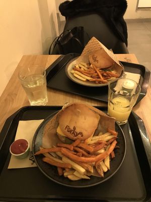 Burger menu  at Forky's - Veleslavinova in Prague