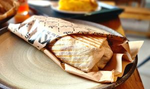 Vegan kebab wrap 🌱👍 at Forky's - Veleslavinova in Prague