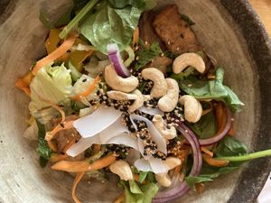 Tempeh and mango salad   at Forky's - Veleslavinova in Prague