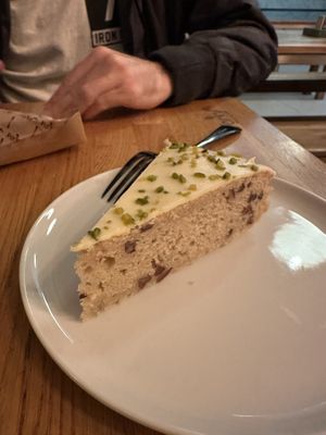 Banana pistachio cake   at Forky's - Veleslavinova in Prague