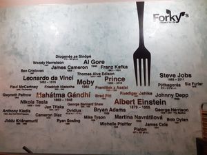 They were & are all vegans 😉 at Forky's - Veleslavinova in Prague