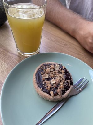 Peanut chocolate tart ❤️   at Forky's - Veleslavinova in Prague