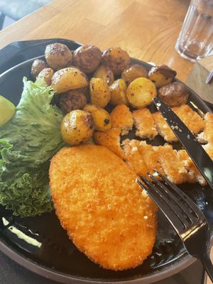 Schnitzel  at Forky's - Veleslavinova in Prague