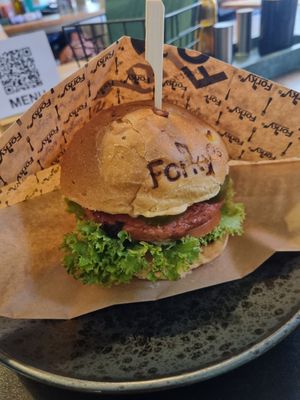 Spicey burger at Forky's - Veleslavinova in Prague