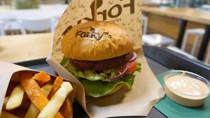 burger at Forky's - Veleslavinova in Prague