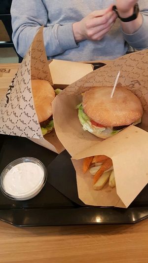 Forky's cheeze burger  at Forky's - Veleslavinova in Prague