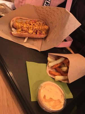 Not dog menu at Forky's - Veleslavinova in Prague