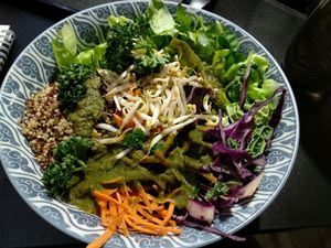 super bowl with lots of veggies and quinoa at Forky's - Veleslavinova in Prague