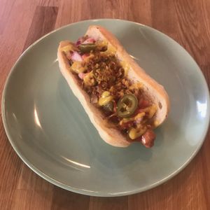 Classic Not Dog. at Forky's - Veleslavinova in Prague