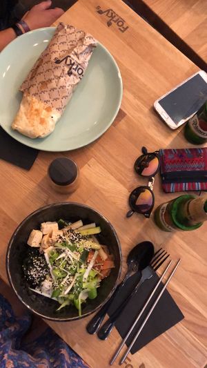 Sushi bowl & kepap  at Forky's - Veleslavinova in Prague