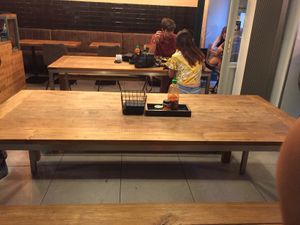 Seating  at Forky's - Veleslavinova in Prague