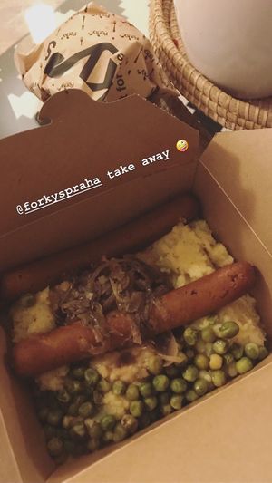 wurst is spicy at Forky's - Veleslavinova in Prague