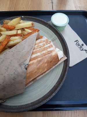 Kebab wrap at Forky's - Veleslavinova in Prague