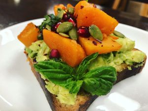 Avocado Toast at Marla Restaurant in Laredo
