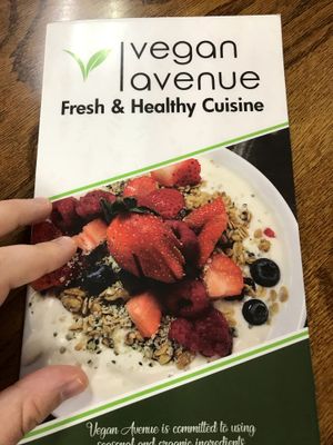 OMG they have a Vegan Menu! at Marla Restaurant in Laredo