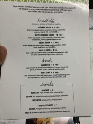 Menu at Marla Restaurant in Laredo