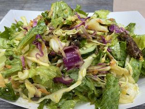 Vietnamese salad with tempe  at The Lively Daikon in Durango