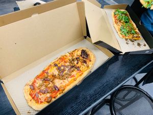 Great size. at &pizza - Astor Place in New York City