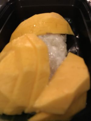 Mango sticky rice at Bangkok Bistro in the Alley in Burlington