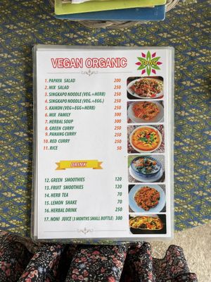   at Organic Vegetarian Food by Mrs. Pong in Koh Phangan