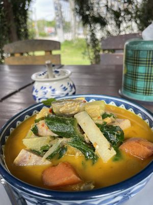   at Organic Vegetarian Food by Mrs. Pong in Koh Phangan